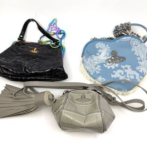 Set of 3 Authentic Vivienne Westwood Handbags
